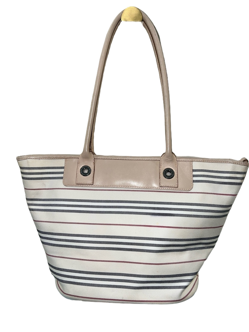 Burberry Striped Canvas Tote - Picture 3 of 14